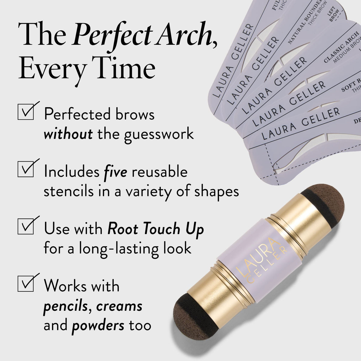 Precision Brow Shaping Stencils